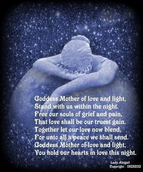 Wiccan prayer for consolation